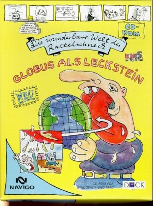 Globus als Leckstein, 1 CD-ROM in Cartbox -  Rattelschneck