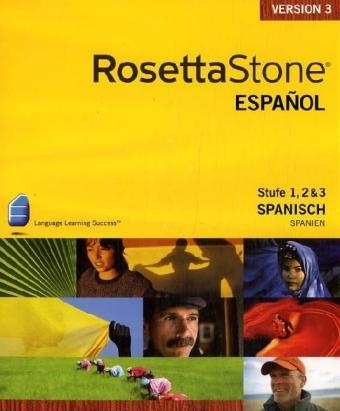 Rosetta Stona Version 3 / Rosetta Stone Version 3 Level 1 & 2 & 3. Vollständiger Sprachkurs mit 312 Lektionen. Für Anfänger, Fortgeschrittene und Wiedereinsteiger / Spanisch (kast.)