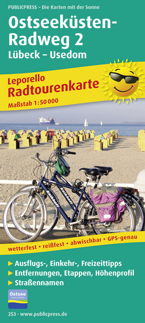 Ostseeküsten-Radweg 2, Lübeck-Usedom