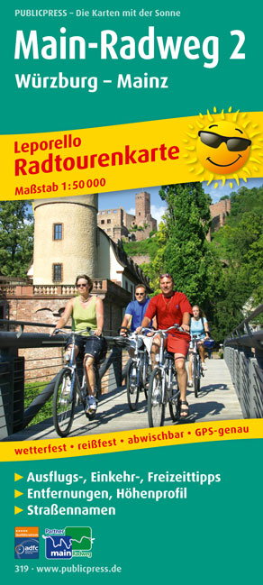 Main-Radweg 2, Würzburg - Mainz