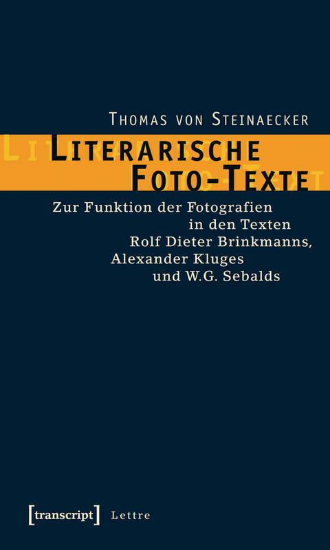 Literarische Foto-Texte - Thomas von Steinaecker