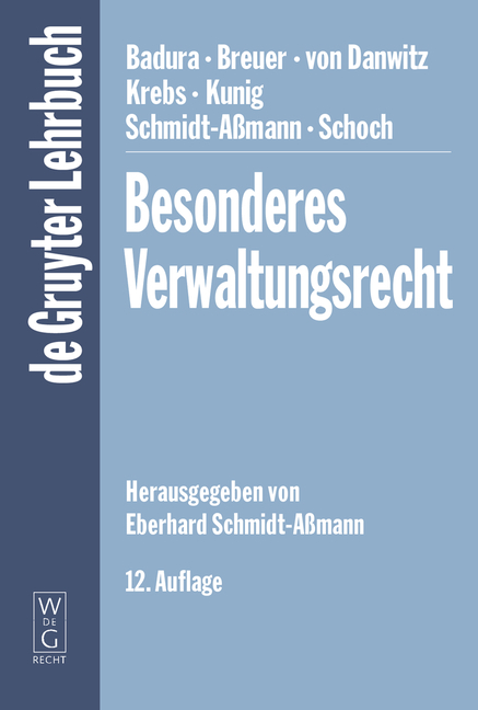 Besonderes Verwaltungsrecht - 