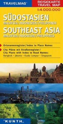 KUNTH Reisekarte Malaysia, Indonesien 1:4 Mio.