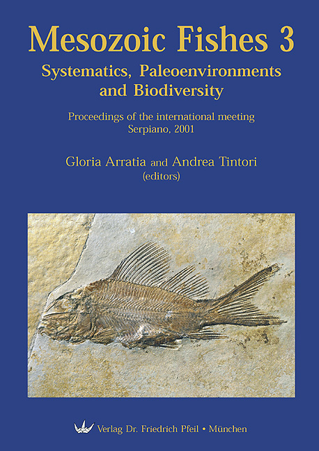 Mesozoic Fishes 3 - Systematics, Paleoenvironments and Biodiversity - 