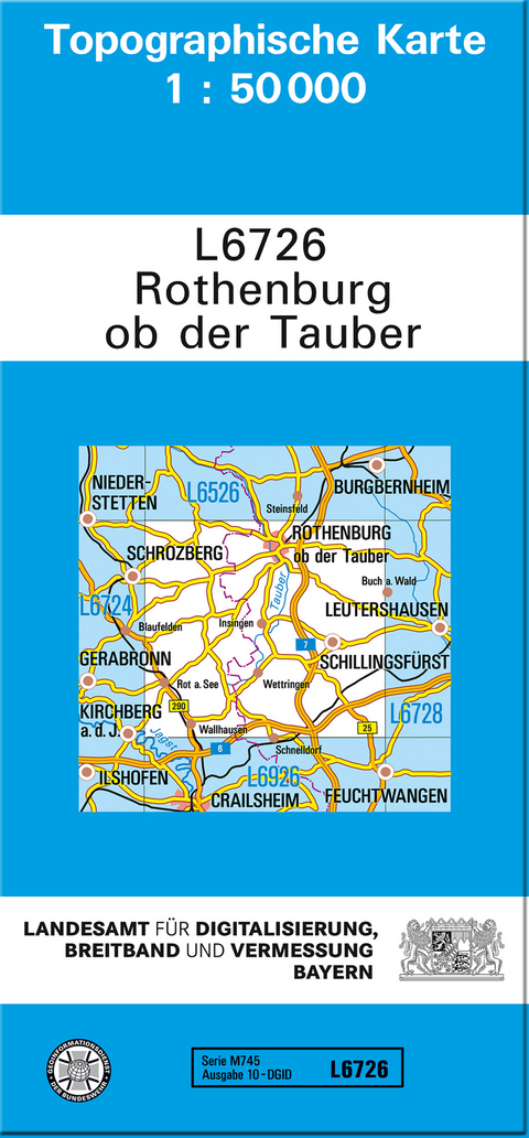 TK50 L6726 Rothenburg ob der Tauber
