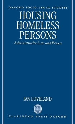 Housing Homeless Persons - Ian Loveland