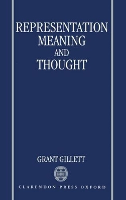 Representation, Meaning, and Thought - Grant Gillett