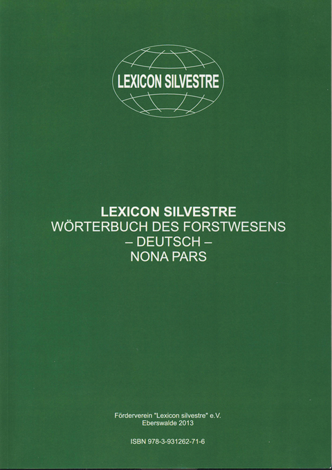 Lexicon silvestre - Wörterbuch des Forstwesens - Stefan Panka