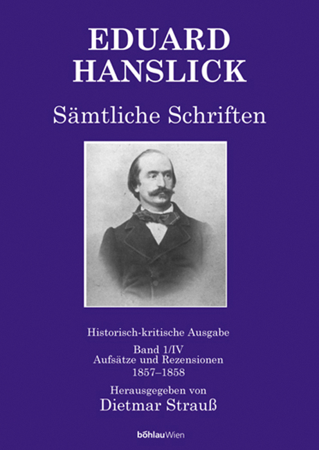 Eduard Hanslick. Sämtliche Schriften - 