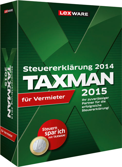 TAXMAN 2015 für Vermieter