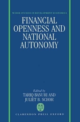 Financial Openness and National Autonomy - 