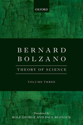 Theory of Science - Bernard Bolzano