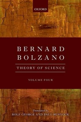 Theory of Science - Bernard Bolzano