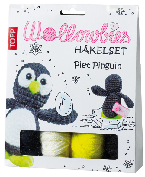 Wollowbies Häkelset Piet Pinguin - Jana Ganseforth