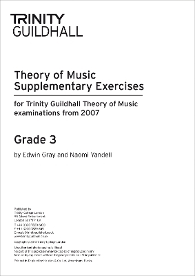 Theory of Music: Supplementary Practice Material Grade 3 - Yandell Williams