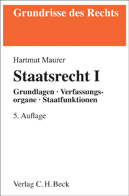 Staatsrecht I - Hartmut Maurer