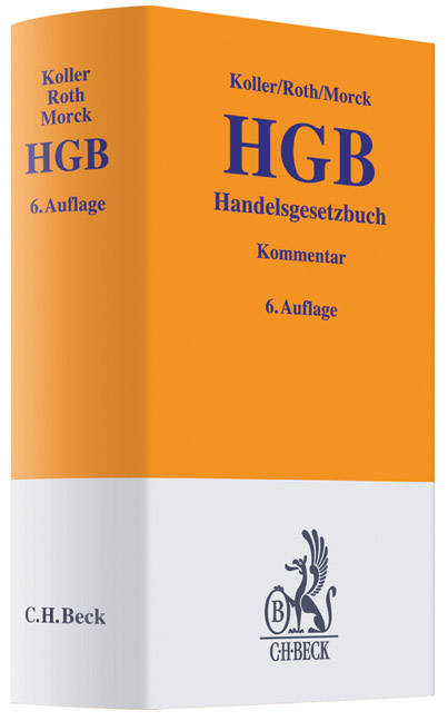 Handelsgesetzbuch - Ingo Koller, Wulf-Henning Roth, Winfried Morck