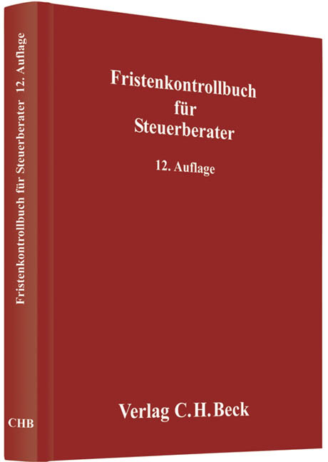 Fristenkontrollbuch für Steuerberater