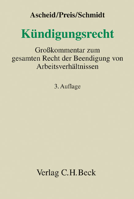 Kündigungsrecht - 