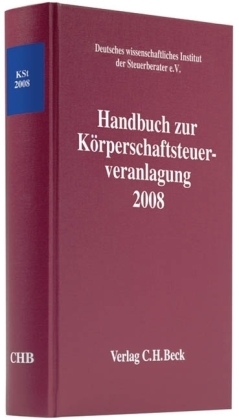 Handbuch zur Körperschaftsteuerveranlagung 2008 - 