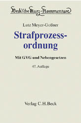 Strafprozessordnung - Lutz Meyer-Gossner, Otto Schwarz, Theodor Kleinknecht