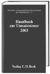 Handbuch zur Umsatzsteuer 2003