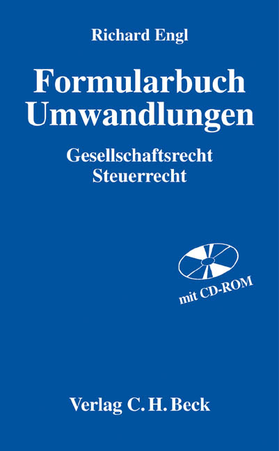 Formularbuch Umwandlungen - 