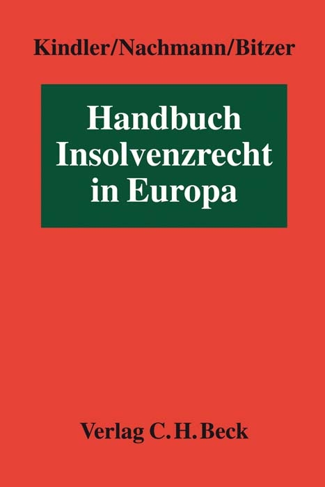 Handbuch Insolvenzrecht in Europa - 