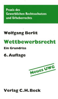 Wettbewerbsrecht - Wolfgang Berlit