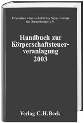 Handbuch zur Körperschaftsteuerveranlagung 2003