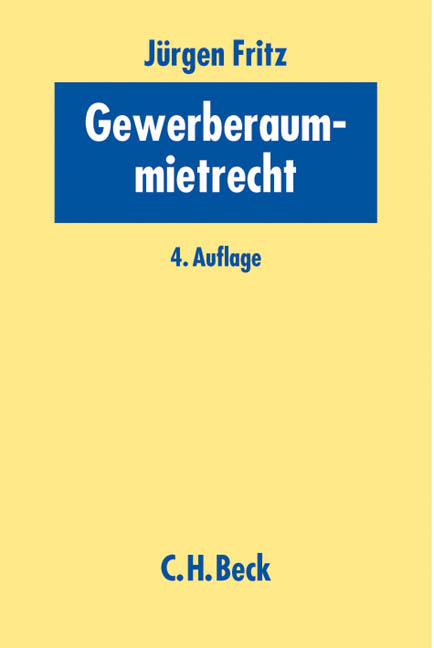 Gewerberaummietrecht - Jürgen Fritz