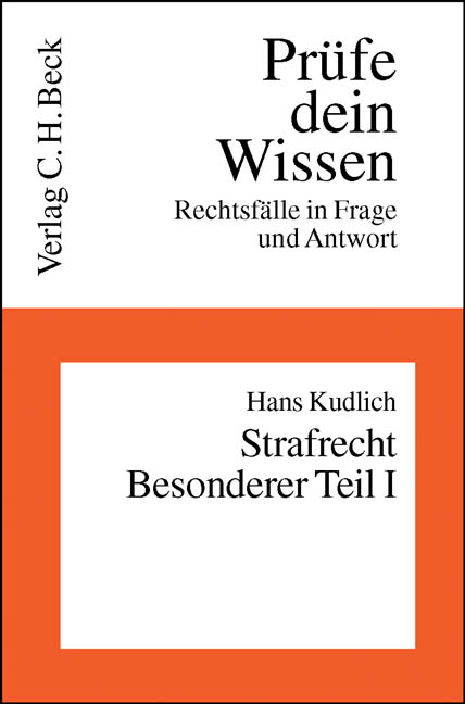 Strafrecht Besonderer Teil I - Hans Kudlich