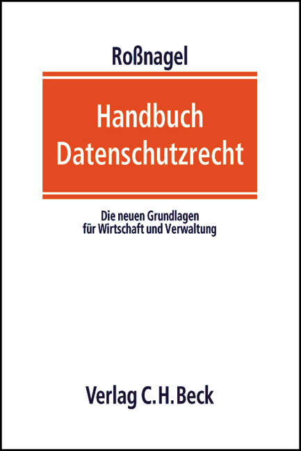 Handbuch Datenschutzrecht - 