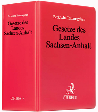 Gesetze des Landes Sachsen-Anhalt - Hans-Jochen Knöll; Ronald Brachmann