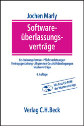 Softwareüberlassungsverträge - Jochen Marly