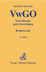 Verwaltungsgerichtsordnung (VwGO) - Ferdinand O Kopp, Wolf R Schenke