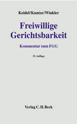 Freiwillige Gerichtsbarkeit - Theodor Keidel