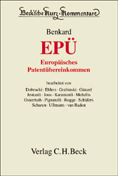 Europäisches Patentübereinkommen - Georg Benkard