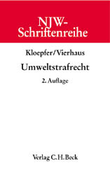 Umweltstrafrecht - Michael Kloepfer, Hans-Peter Vierhaus