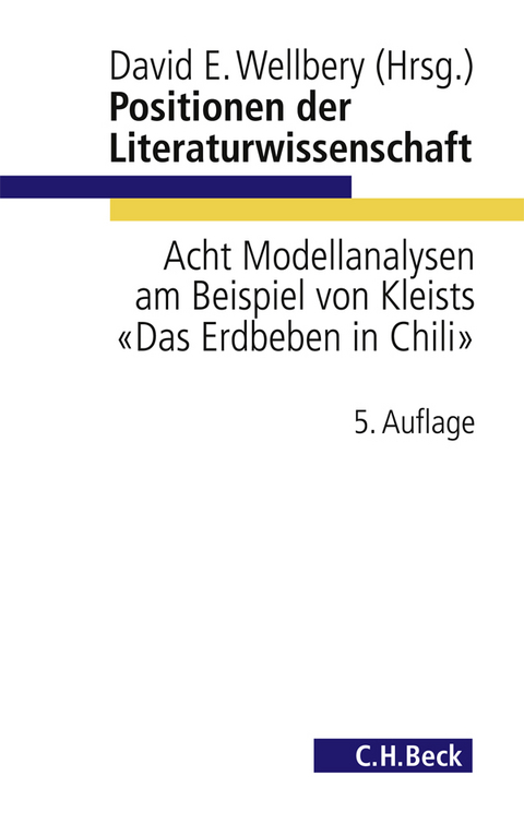 Positionen der Literaturwissenschaft - 