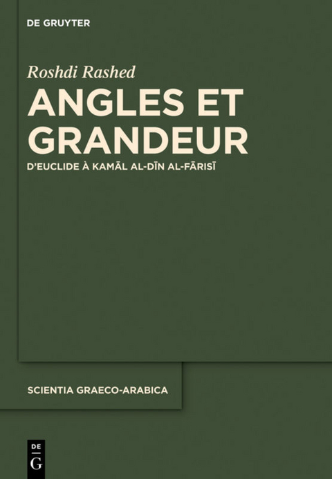 Angles et Grandeur - Roshdi Rashed