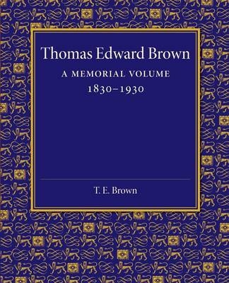 Thomas Edward Brown