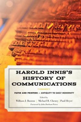 Harold Innis's History of Communications - 