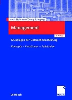 Management - Steinmann Horst, Georg Schreyögg