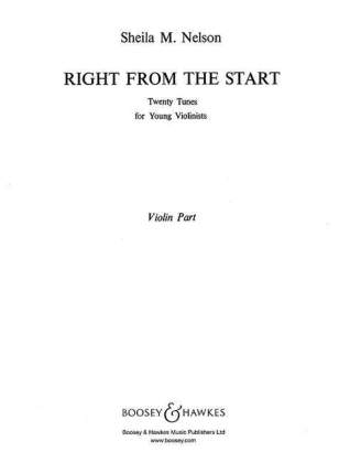 Right from the Start - Sheila Mary Nelson