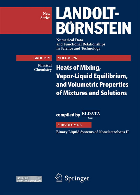 Binary Liquid Systems of Nonelectrolytes II - Ivan Cibulka, Jean-Claude Fontaine, Henry V. Kehiaian, K. Sosnkowska-Kehiaian