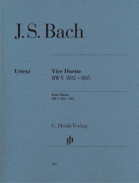 Johann Sebastian Bach - Vier Duette BWV 802-805 - 