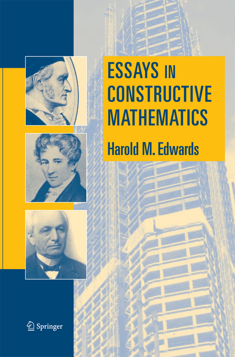 Essays in Constructive Mathematics - Harold M. Edwards