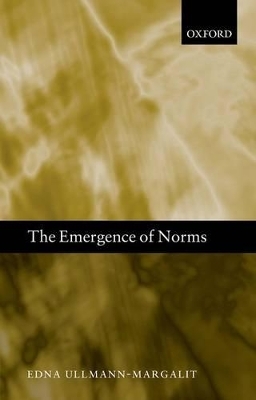 The Emergence of Norms - Edna Ullmann-Margalit
