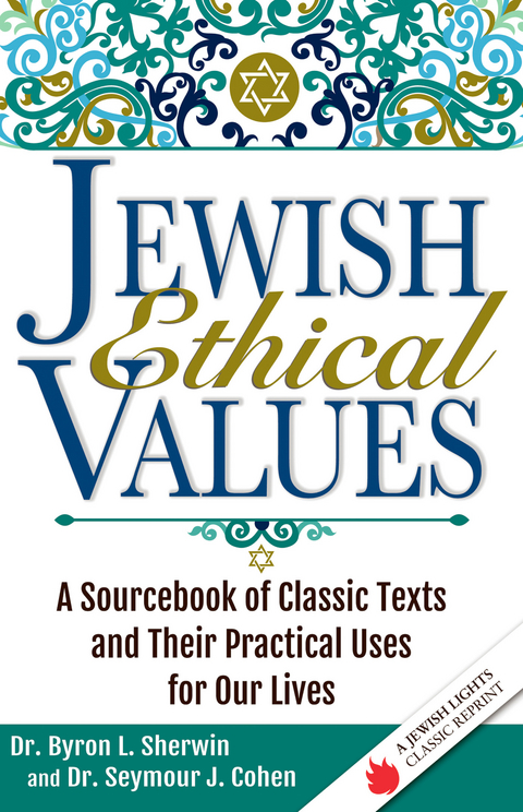 Jewish Ethical Values - Seymour J. Cohen, Byron L Sherwin